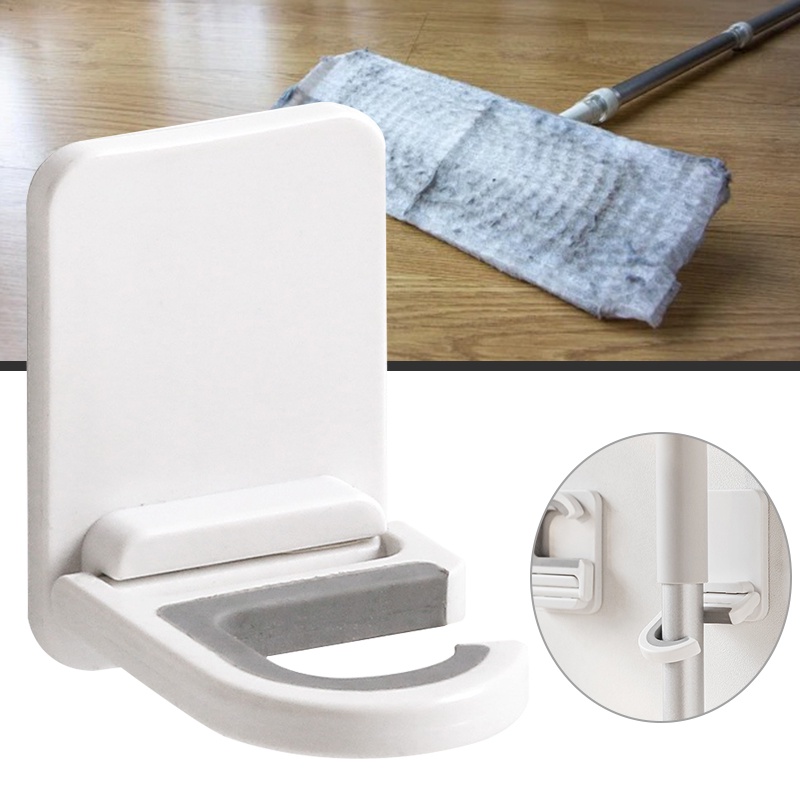 Giá Đỡ Cây Lau Nhà Gắn Tường Đa Năng Tự Dính Không Để Lại Dấu Vết Chống Thấm Nước