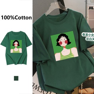 KLODILLE Áo Thun Tay Ngắn Dáng Rộng Unisex Phong Cách Hàn Quốc Mới