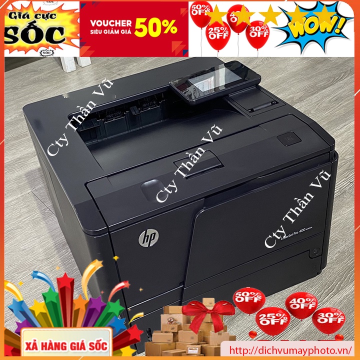 Máy in HP Pro 400 M401n cũ đẹp có in qua mạng năng suất cao chất lượng INECO