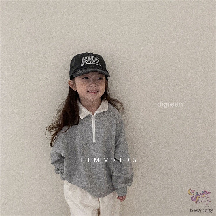 Mũ Lưỡi Trai Hai Lớp In Chữ Phong Cách Hàn Quốc Thời Trang Cho Bé