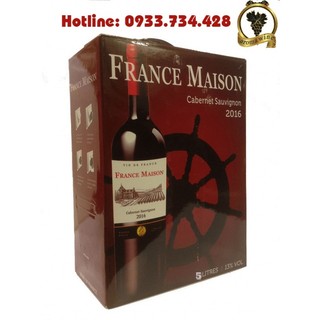 Vang bịch pháp france maison 5 lít & 3 lít