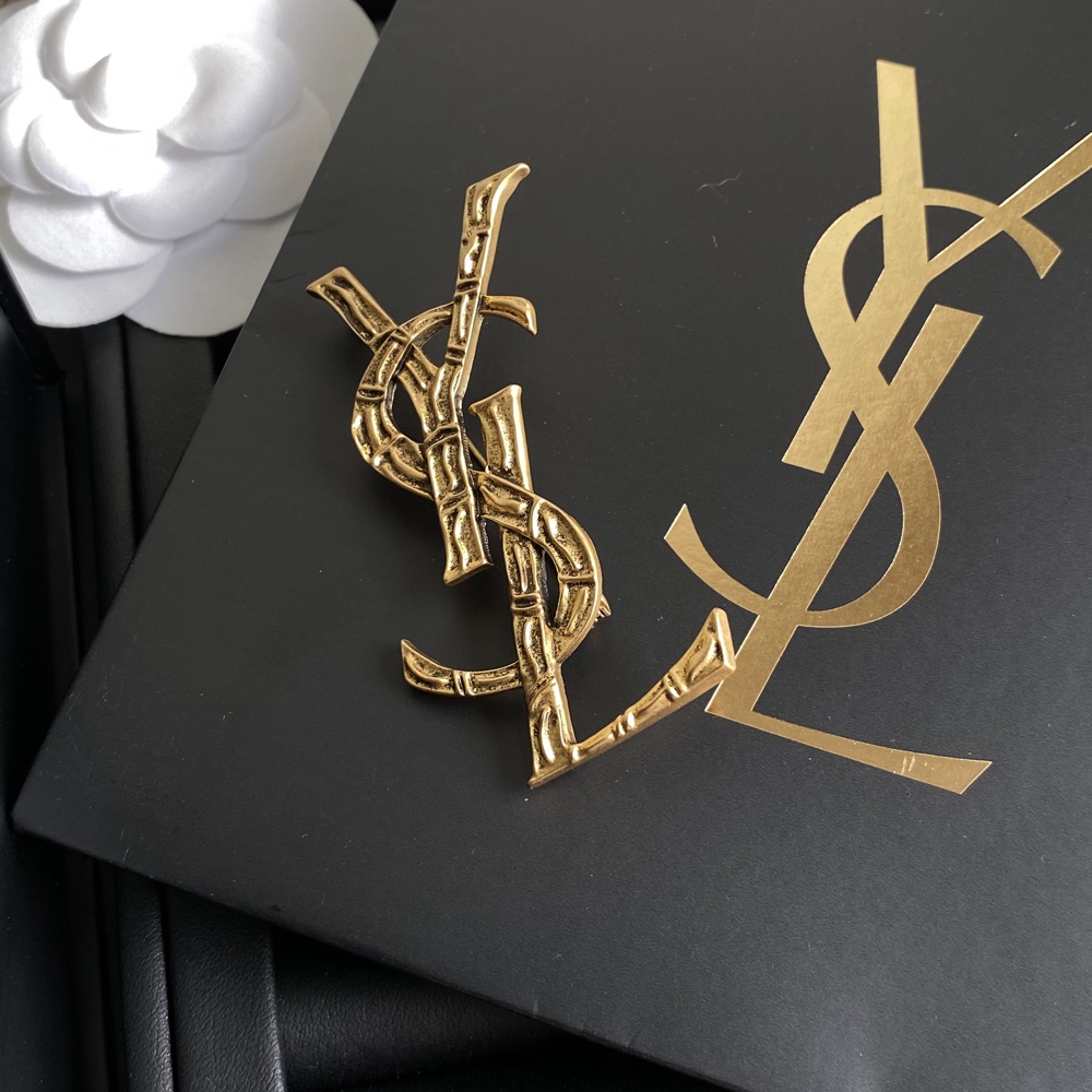 Ysl Ghim Cài Áo Hình Nón Len Thời Trang Cho Nam Nữ