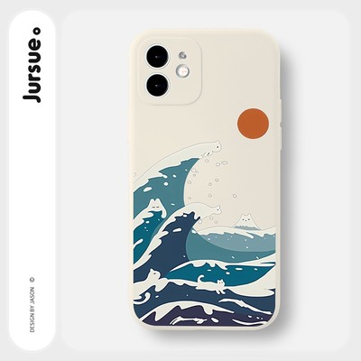Ốp lưng JURSUE mềm chống sốc hình độc lạ dễ thương đẹp Cho iPhone 17 16 15 14 13 12 11 Pro Max SE 2020 X XR XS ip 8 7 Plus Y2846