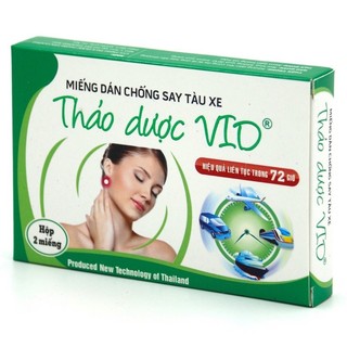 Miếng dán chống say tàu xe thảo dược vio