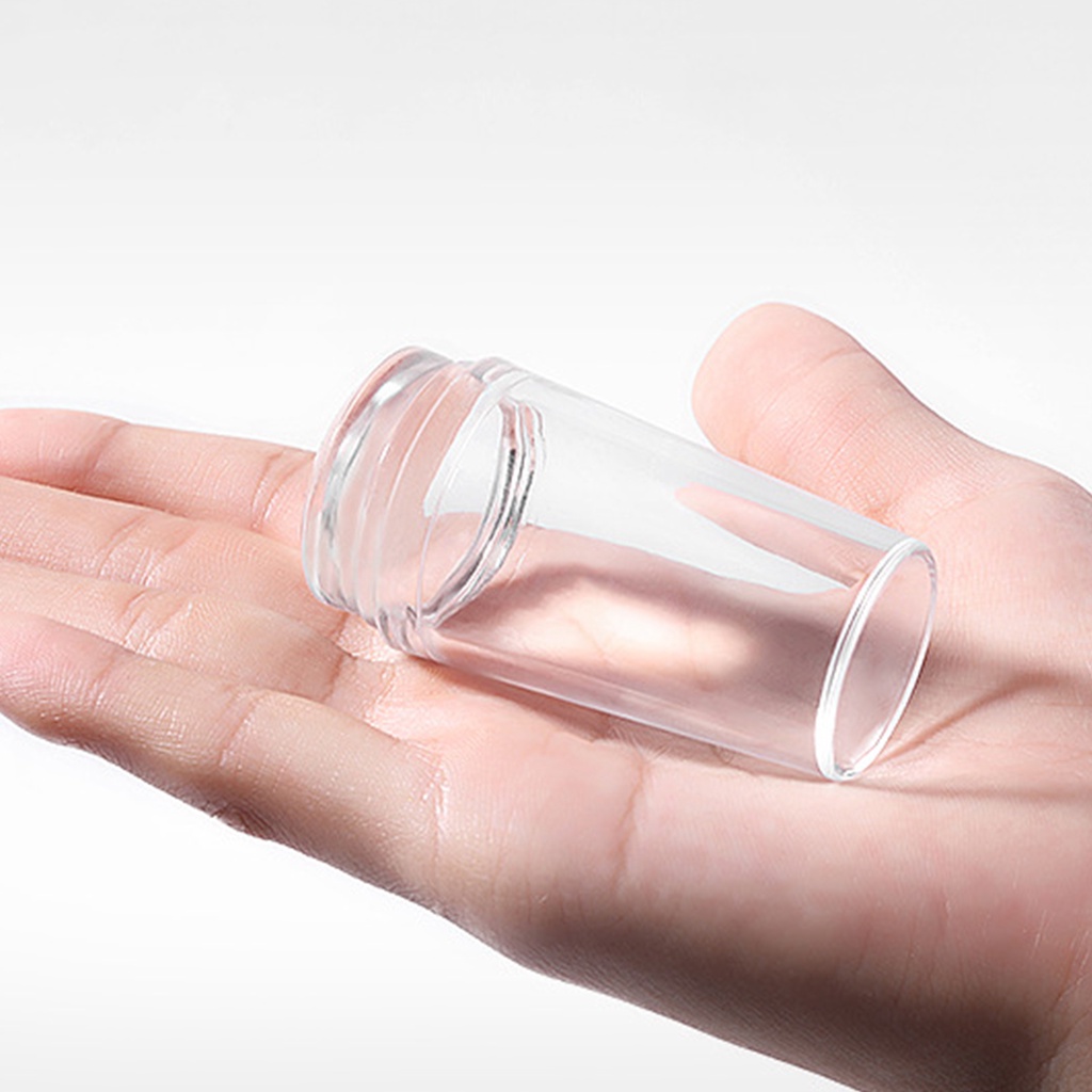 1 Bộ Dụng Cụ In Dấu Trang Trí Móng Tay Chống Bụi Bằng Nhựa