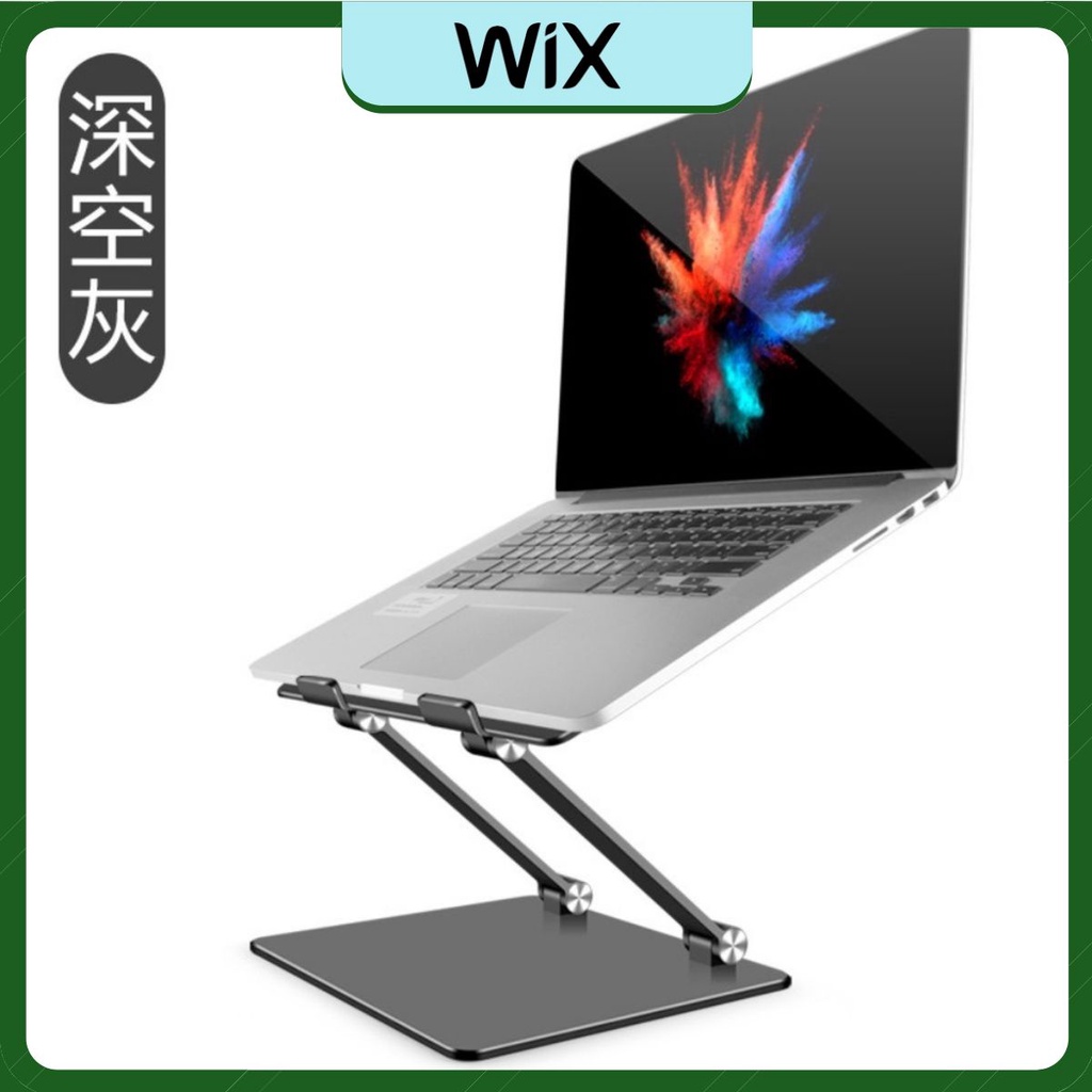 Giá đỡ Macbook Laptop L301 thiết kế 2 chân độc đáo bằng nhôm nguyên khối, điều chỉnh độ cao, gấp gọn cao cấp.