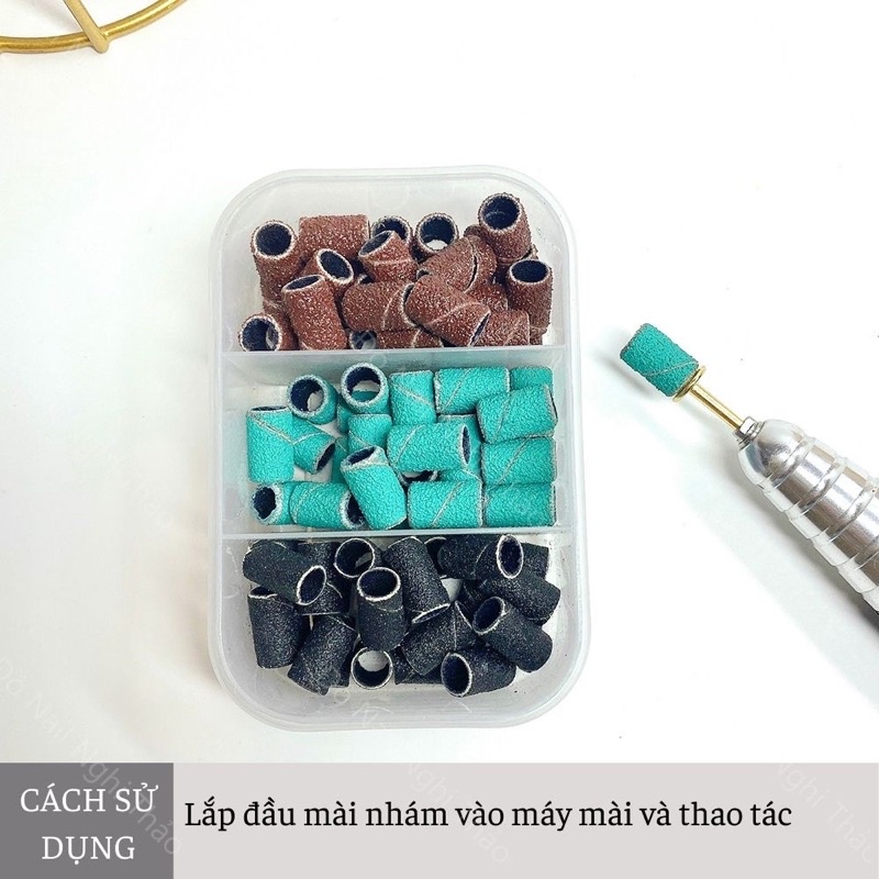 Đầu mài nhám mịn hộp 60 chiếc