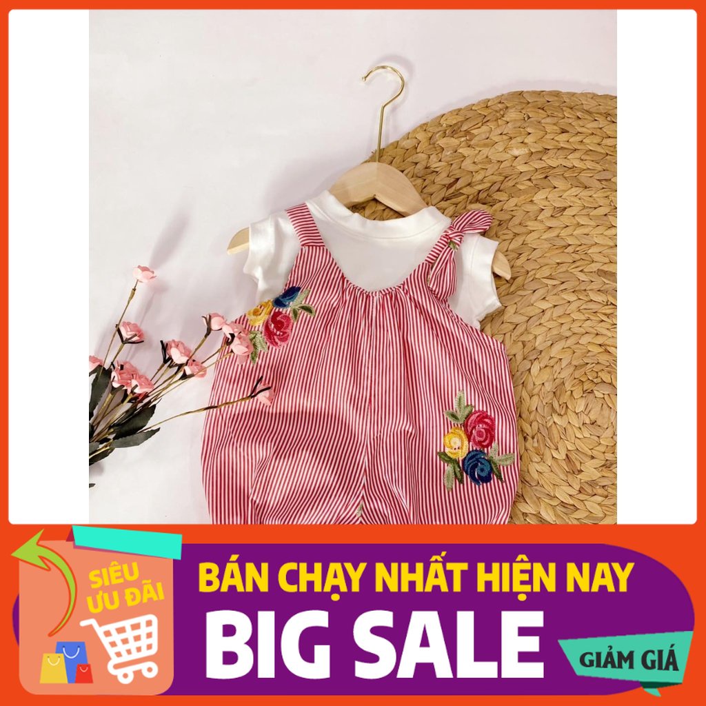 Ngọc Kids - Set jum hoa thêu + áo trắng 6-15kg