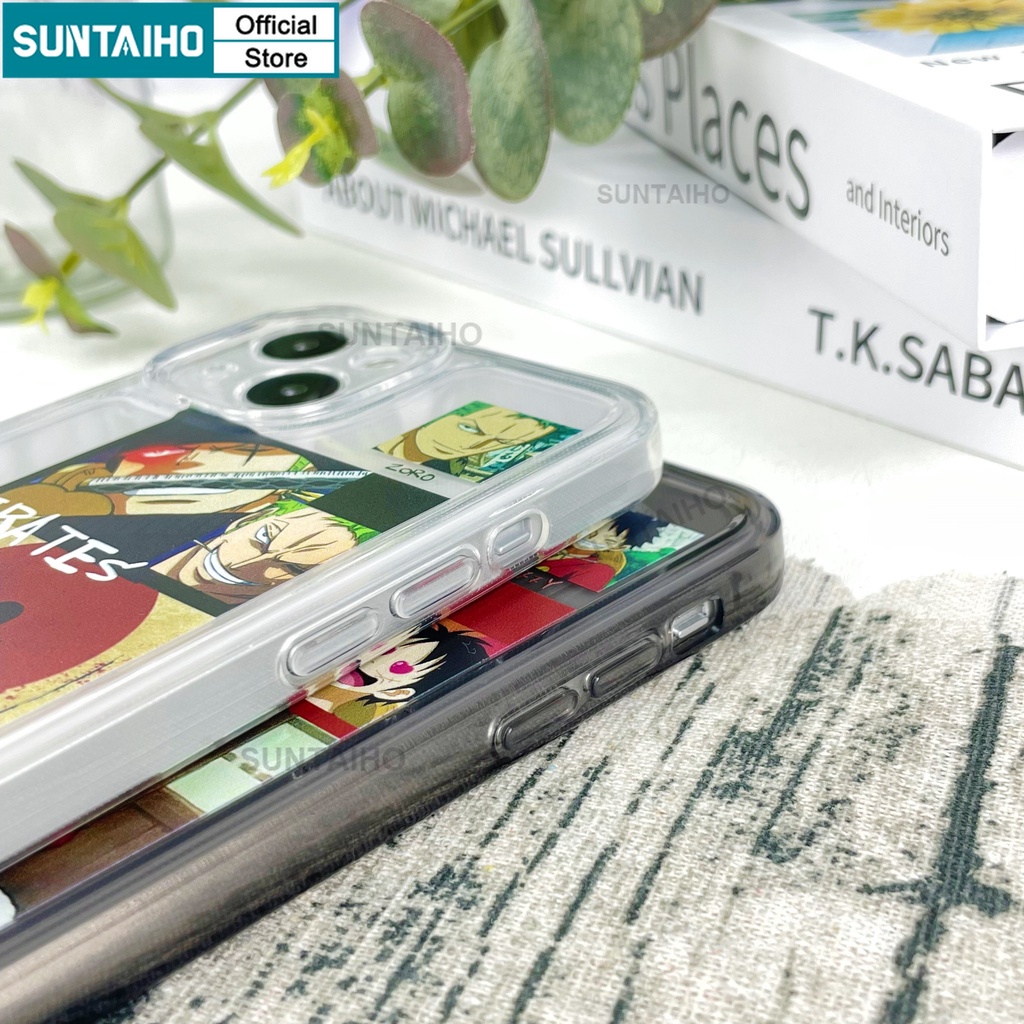 Suntaiho Ốp lưng iphone Ốp Điện Thoại in hình One Piece thích hợp cho iPhone 14 13 12 11 Pro Max X XS XR Xsmax 7 8 Plus