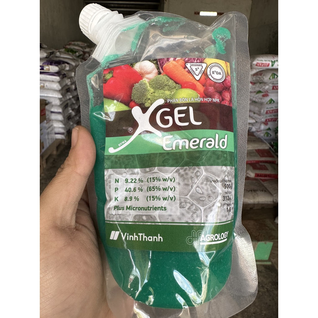 XGEL NPK 15-65-15+TE Siêu Lân 65% Kích hoa đồng loạt, kích rễ, rước mắt cơi
