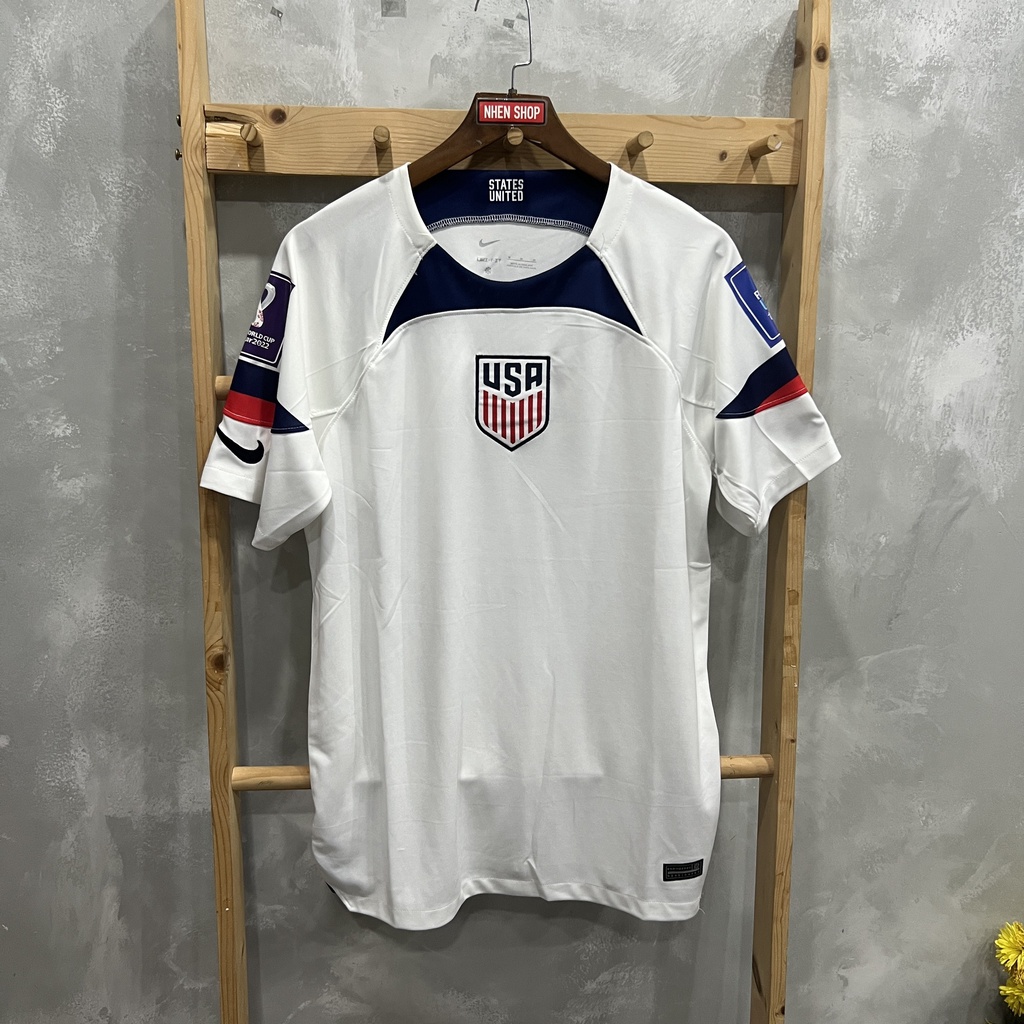 Áo đấu bóng đá ĐTQG Mỹ USA 2022 bản FAN