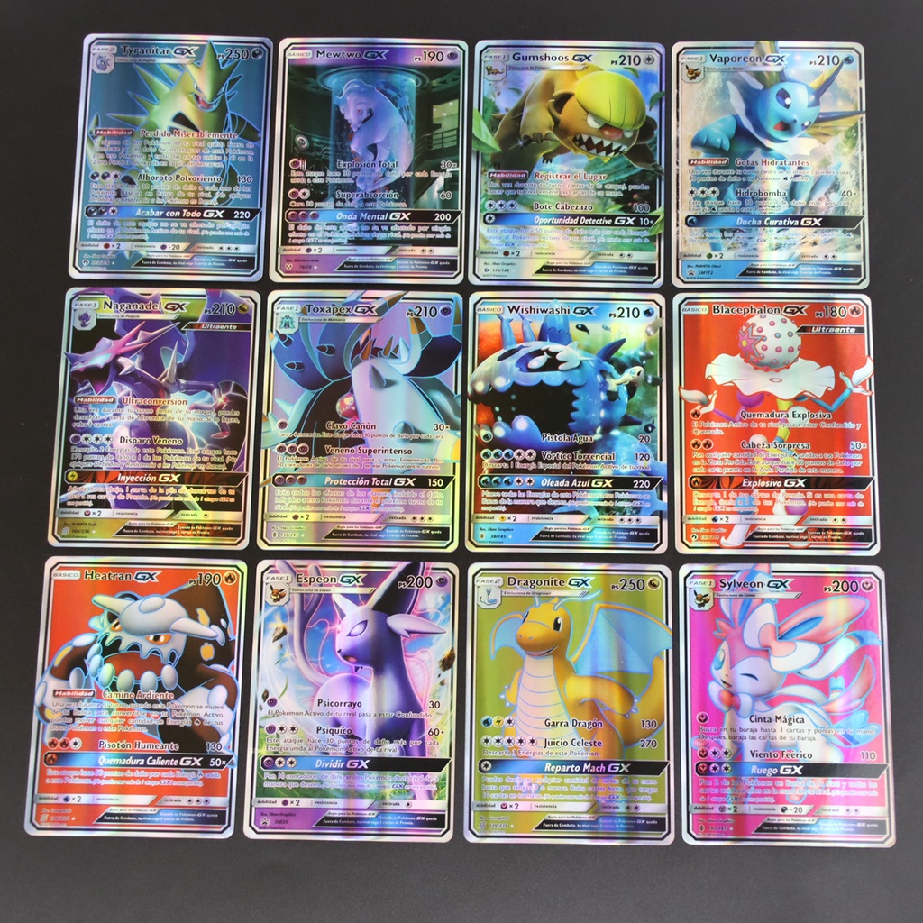 Bộ 100 Thẻ Bài Pokemon Gx Vmax V Max
