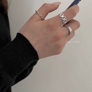 Dahan Ring Set | Set Nhẫn Dahan retro Unisex