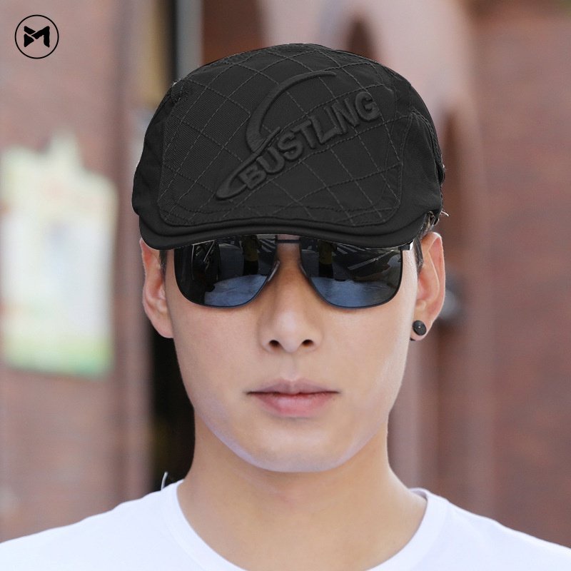 2022 New Arrival Beret Casual Men's Caps Korean Vintage Visor Hat British Forward Hat
