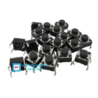 Túi 10 Chiếc Nút nhấn 4 chân 6*6*4.3MM