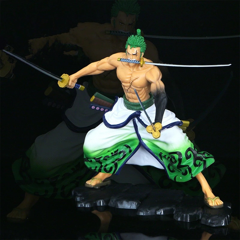 Mô Hình Nhân Vật Roronoa Zoro Mặc kimono Trong One Piece 17cm Bằng PVC