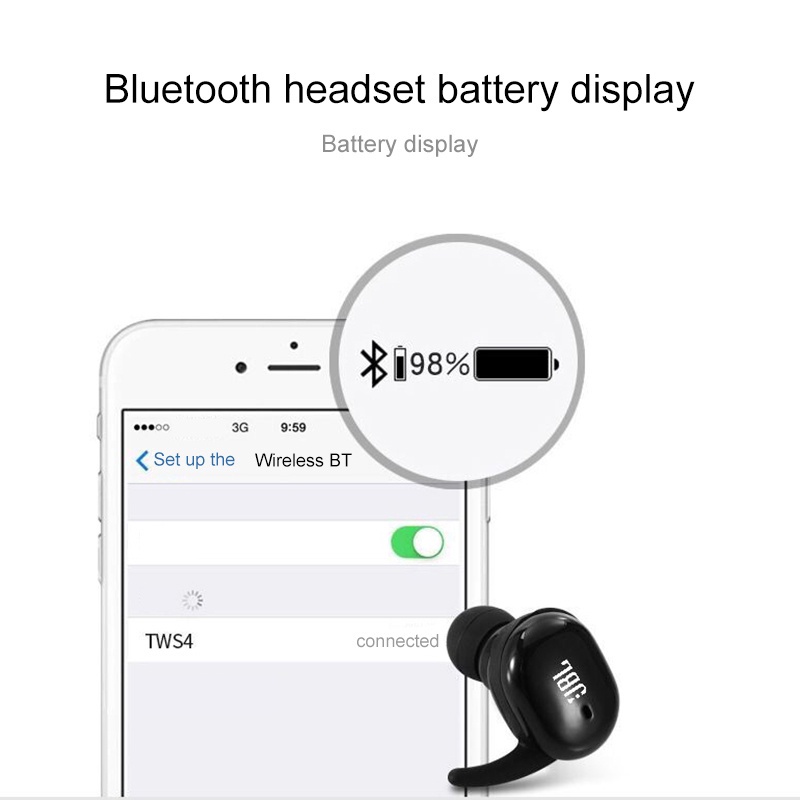 Tai Nghe Bluetooth 5.0 Jbl Original Tws4