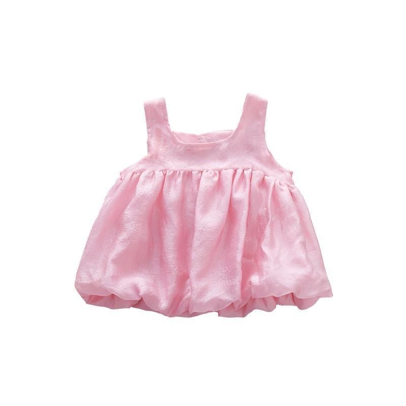 Áo Thun Không Tay Hở Lưng Thời Trang Mùa Hè Dành Cho Bé Gái