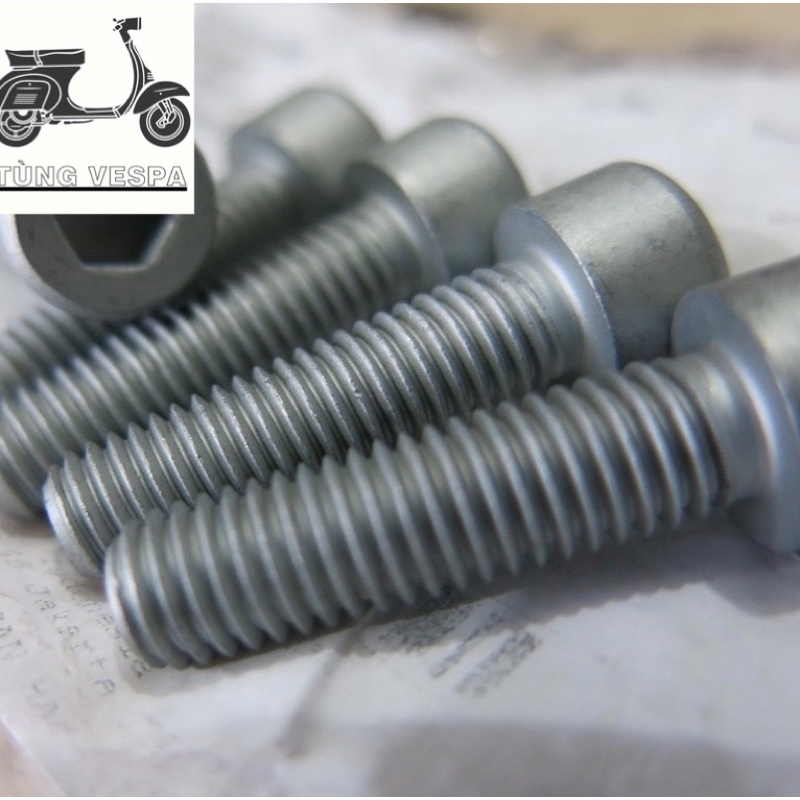 Bộ ốc bánh trước xe Vespa(5 ốc) , Hàng chuẩn, giá tốt