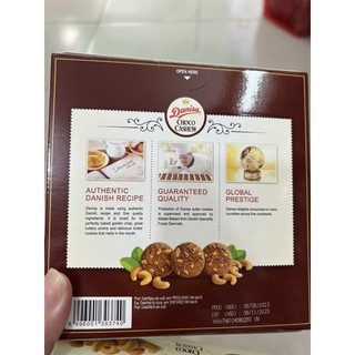 Bánh Quy Bơ Danisa chocolate hạt điều (Hộp 90g)