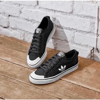 Giày thể thao Adidas Nizza Trefoil đen chính hãng