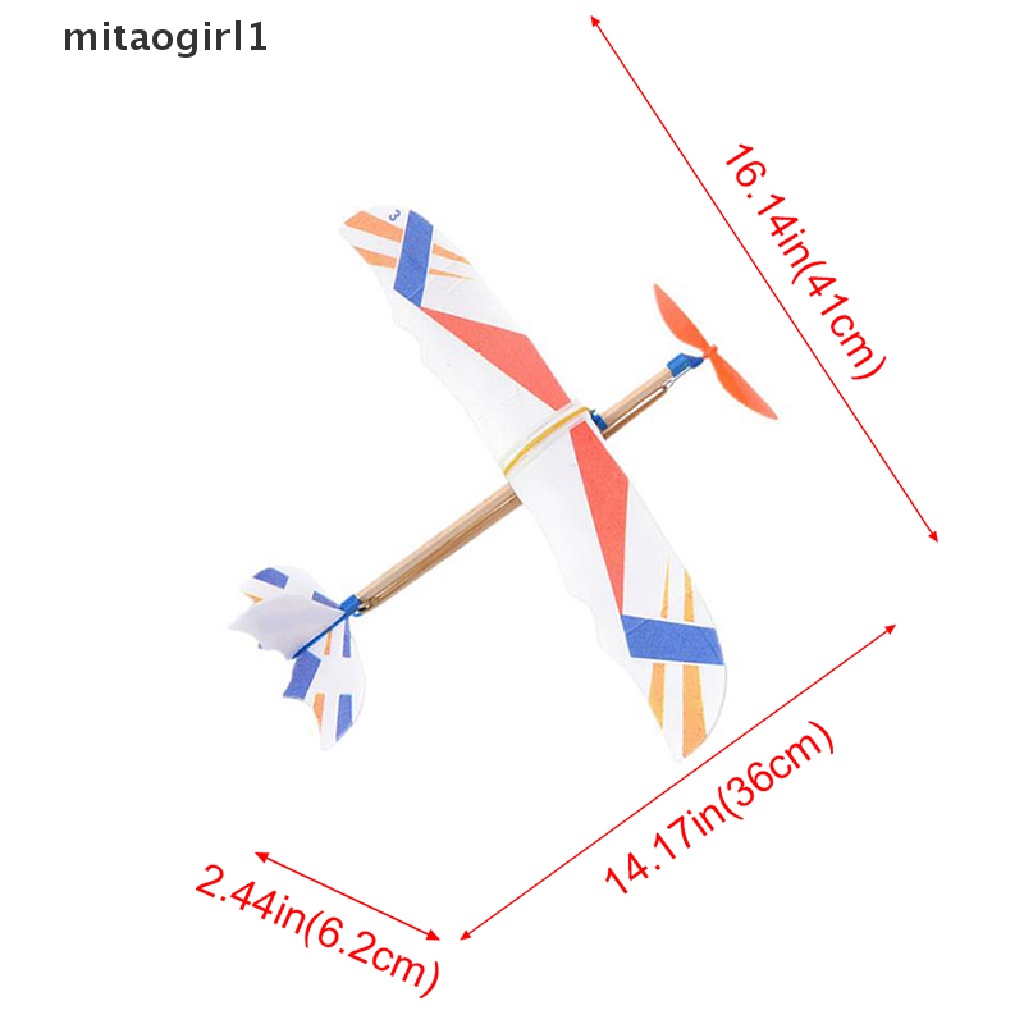 Máy Bay Đồ Chơi Dây Cao Su Đàn Hồi mitaogirl1] DIY
