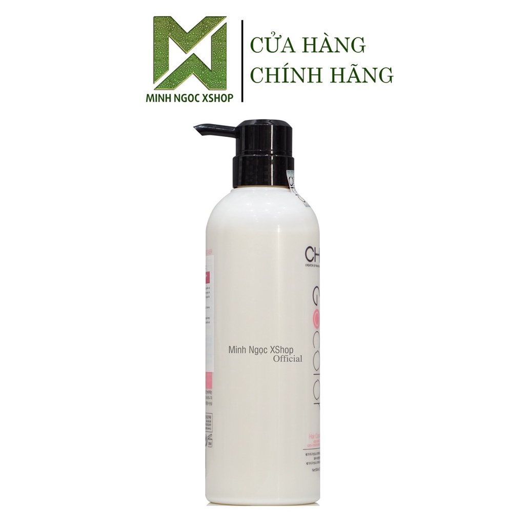 Dầu xả CHC GOCOLOR hàn quốc 500ml phục hồi, giữ màu, giảm rụng, kích mọc tóc