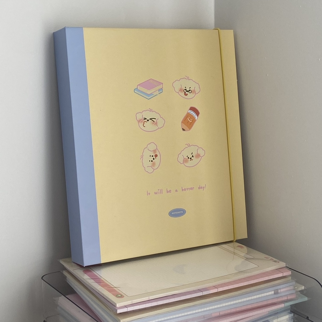 Binder A4/A5 6 rings O - Binder sổ lưu trữ ảnh album/card anime/card bo góc Kpop