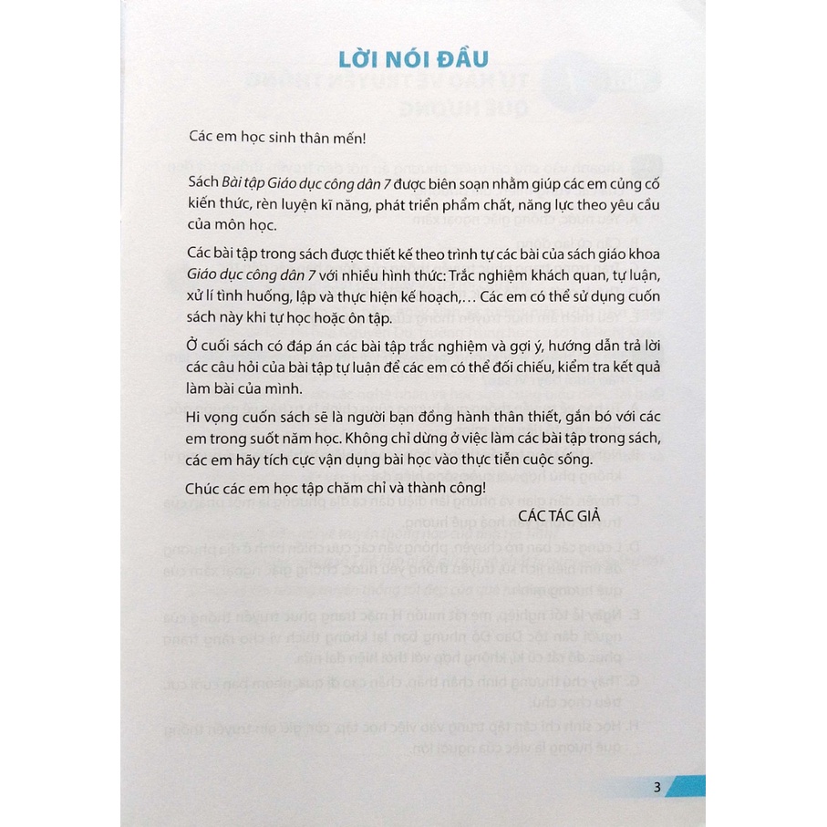 Sách - Bài tập Giáo dục công dân 7 - Kết nối