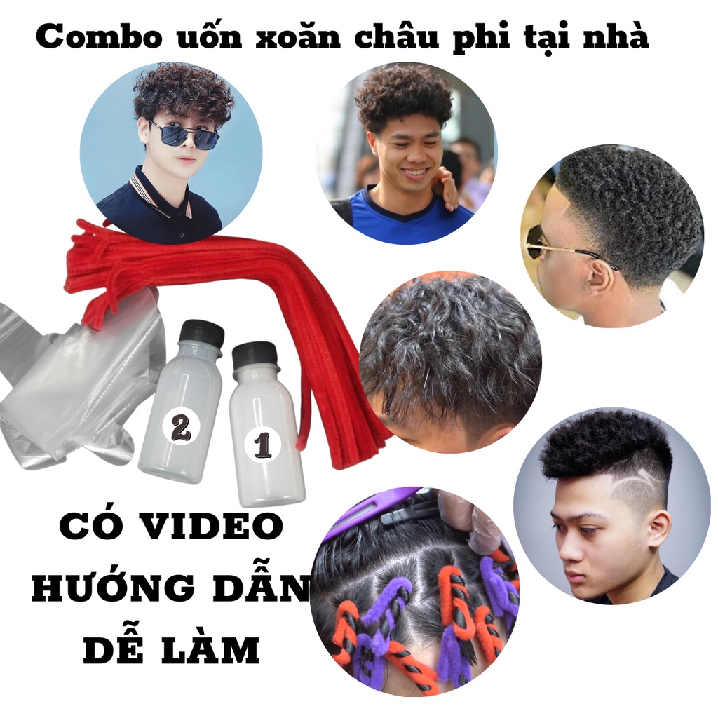Sợi kẽm Đồ làm uốn premlock deallock châu phi  uốn con sâu cho tóc nam Babershop