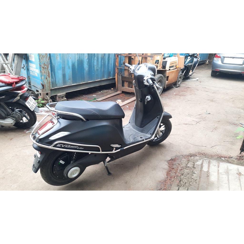 KHUNG INOX BẢO VỆ XE VINFAST EVO200