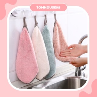 Khăn lau tay nhà bếp, khăn lau bếp, có móc treo tường tiện lợi