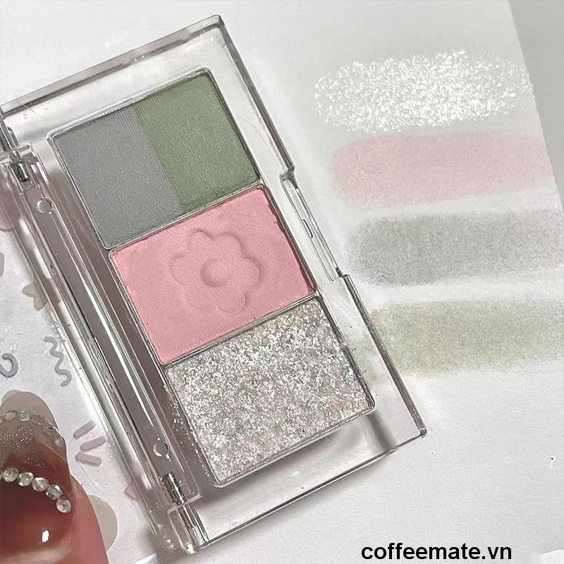 【coffeemate】⚡Bảng Phấn Mắt Bỏ Túi 4 Ô Màu HOLD LIVE Hello Smile