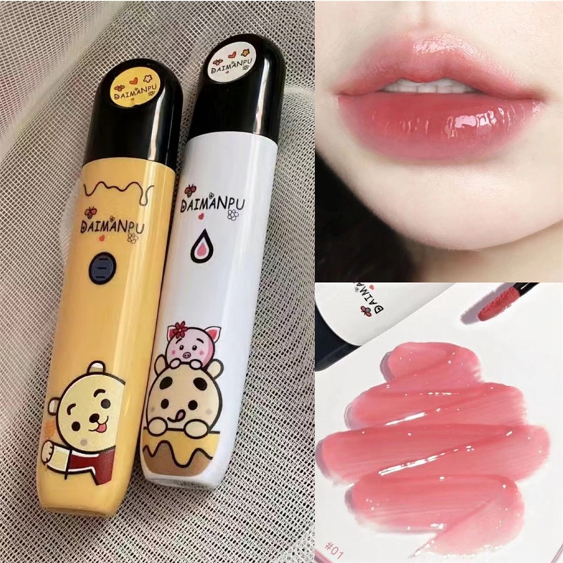 Son Môi Dạng Thạch Lâu Trôi Họa Tiết Hoạt Hình Dễ Thương