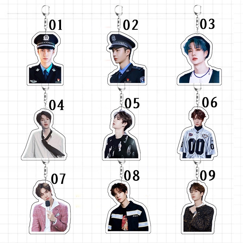 Móc khoá mô hình Vương Nhất Bác, Wang YiBo