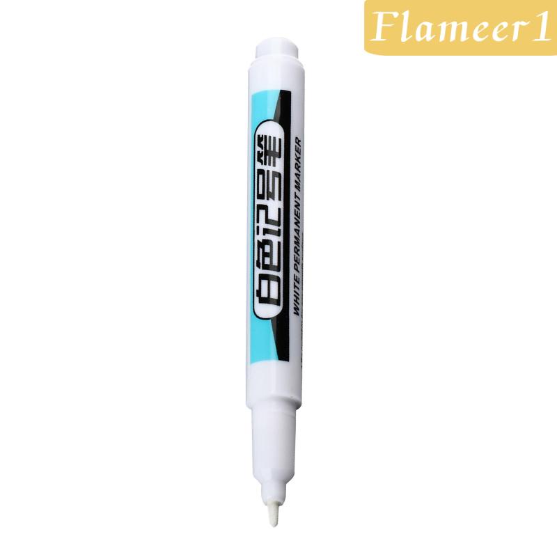 [Flameameer1] Bút Đánh Dấu Màu Trắng Chống Thấm Nước Dùng Cho Nhà Bếp / Phòng Tắm