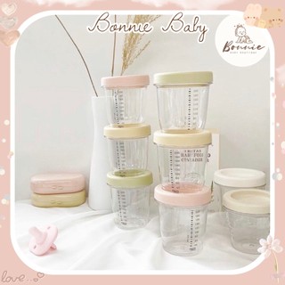 Hũ đựng thực phẩm/ đồ ăn cho bé TGM x Natural Hàn Quốc(set 3 hũ 170ml/220ml)