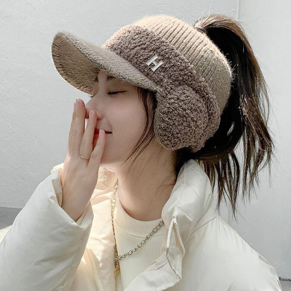 Mũ Beanie Dày Dặn Ấm Áp Cho Nữ