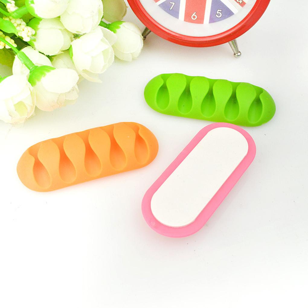 Giá Đỡ Cố Định Dây Cáp / Tai Nghe Để Bàn Tiện Lợi