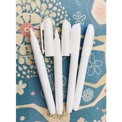 Combo túi 50 chiếc bút Acrylic mực trắng, để viết trên bề mặt bảng trắng, kính, da, cao su, kim loại, v.v.