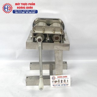 Máy thái bì heo, da heo QUAY TAY - LÔ INOX