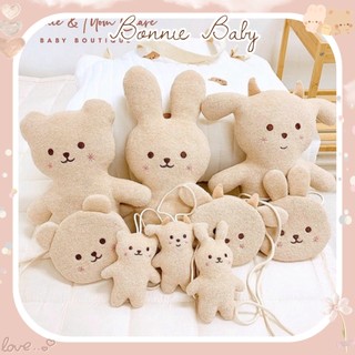 [Có sẵn] GẤU BÔNG HỮU CƠ HÀN QUỐC CHO BÉ (25x35cm)