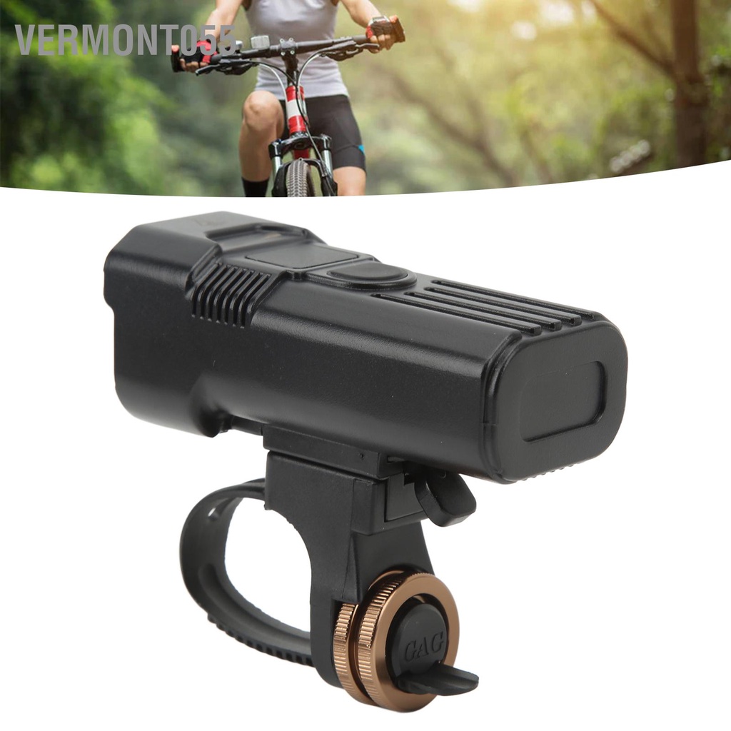 Có thể bán buôn Đèn Pha Xe Đạp LED Chống Nước IP65 Trước Siêu Sáng Sạc USB Cho Đi Vermont055 Hàng giao ngay