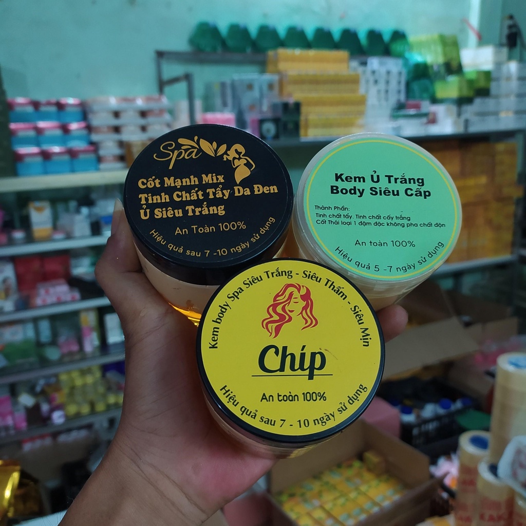 Dody cốt mix tinh chất tẩy da đen khử thâm loại 1 tặng muỗng+ serum+túi đựng
