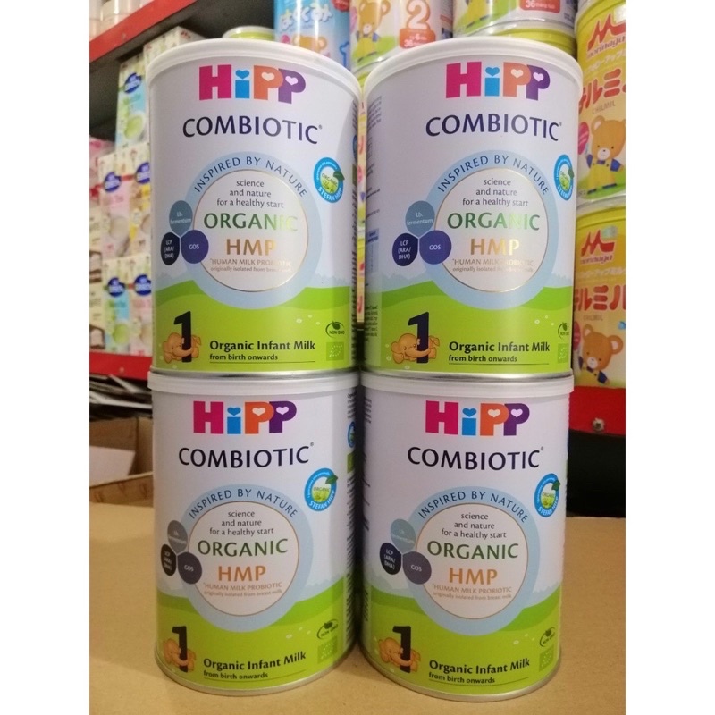 Sữa Hipp Organic số 1,2,3 Lon 350g