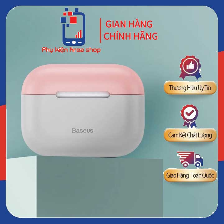 Vỏ bảo vệ Air.pods Pro Baseus Super Thin Silica Gel Case