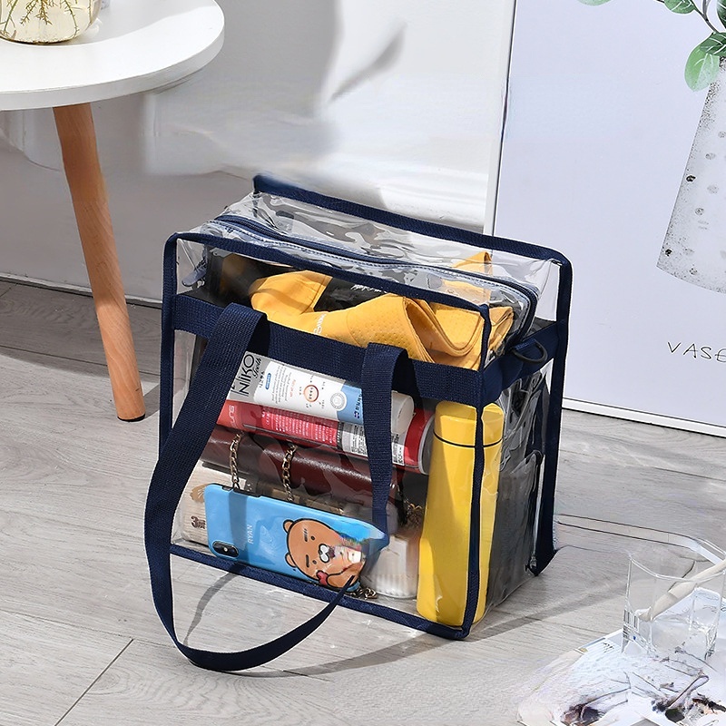 Túi Đựng Mỹ Phẩm Du Lịch Bằng PVC Trong Suốt Chống Thấm Nước Sức Chứa Lớn