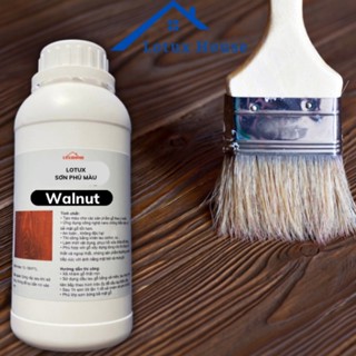 Sơn màu cho gỗ Lotux Topcoat, gốc acrylics, không dung môi, an toàn, dùng trực tiếp, không cần pha trộn