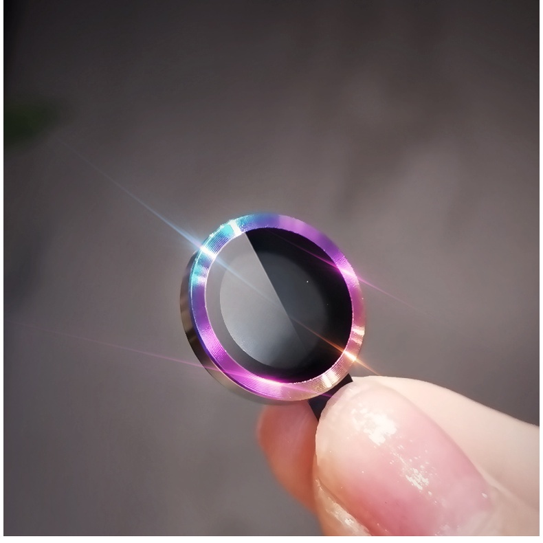 Kính Cường Lực Bảo Vệ Ống Kính Máy Ảnh Sau Đính Kim Cương Lấp Lánh Cho iphone 11 12 13 14 Mini Pro Max Plus