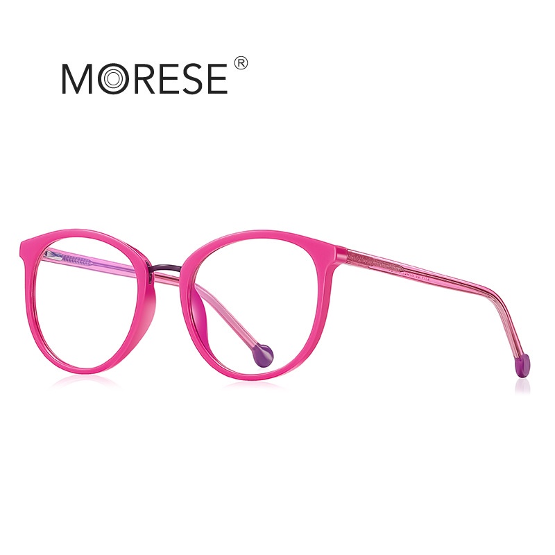 Gọng Kính Lớn Màu Sắc Kẹo Ngọt Chống Ánh Sáng Xanh Phong Cách Anh Quốc